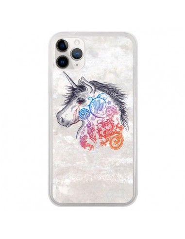 Coque iPhone 11 Pro Licorne Muticolore - Rachel Caldwell