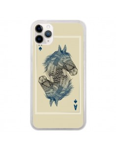 Coque iPhone 11 Pro Cheval Carte Jeu Horse As - Rachel...