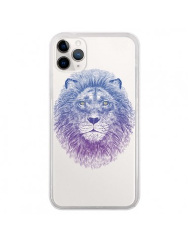 Coque iPhone 11 Pro Lion Animal Transparente - Rachel Caldwell