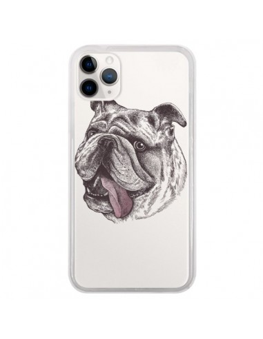 Coque iPhone 11 Pro Chien Bulldog Dog Transparente - Rachel Caldwell