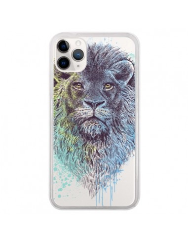 Coque iPhone 11 Pro Roi Lion King Transparente - Rachel Caldwell