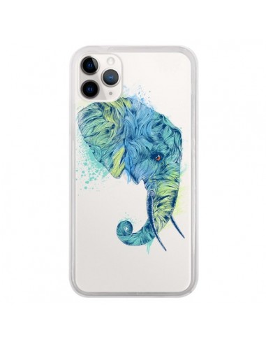 Coque iPhone 11 Pro Elephant Elefant Transparente - Rachel Caldwell