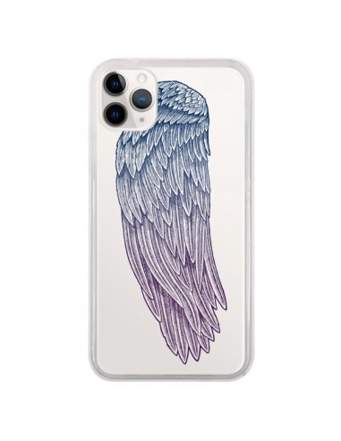 Coque iPhone 11 Pro Ailes d'Ange Angel Wings Transparente - Rachel Caldwell