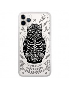 Coque iPhone 11 Pro Owl Chouette Hibou Squelette...