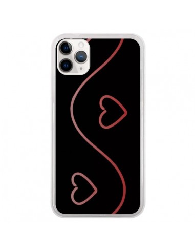 Coque iPhone 11 Pro Coeur Love Rouge - R Delean