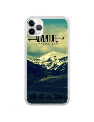 Coque iPhone 11 Pro Adventure the pursuit of life Montagnes Ski Paysage - R Delean