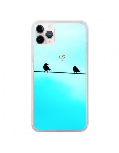 Coque iPhone 11 Pro Oiseaux Birds Amour Love - R Delean
