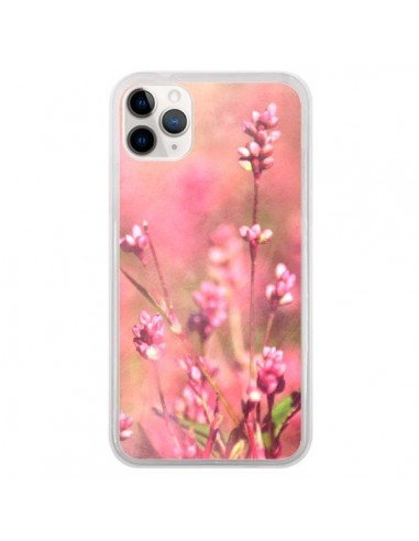 Coque iPhone 11 Pro Fleurs Bourgeons Roses - R Delean