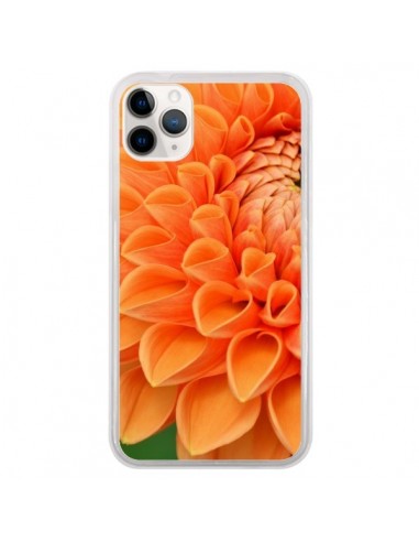 Coque iPhone 11 Pro Fleurs oranges flower - R Delean