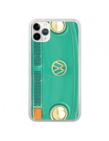 Coque iPhone 11 Pro Groovy Van Hippie VW - R Delean