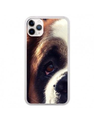 Coque iPhone 11 Pro Saint Bernard Chien Dog - R Delean