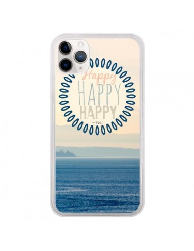 Coque iPhone 11 Pro Happy Day Mer Ocean Sable Plage Paysage - R Delean