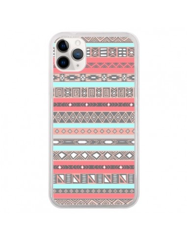 Coque iPhone 11 Pro Azteque Aztec Rose Pastel - Rex Lambo