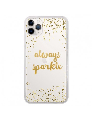 Coque iPhone 11 Pro Always Sparkle, Brille Toujours Transparente - Sylvia Cook