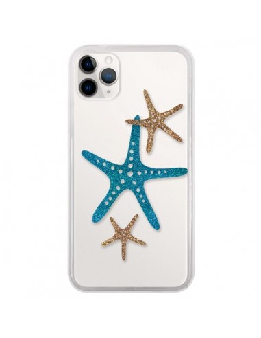 Coque iPhone 11 Pro Etoile de Mer Starfish Transparente - Sylvia Cook