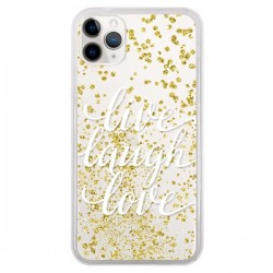 Coque iPhone 11 Pro Live, Laugh, Love, Vie, Ris, Aime...