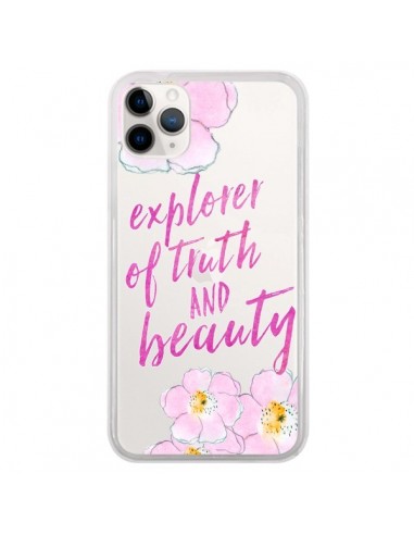 Coque iPhone 11 Pro Explorer of Truth and Beauty Transparente - Sylvia Cook