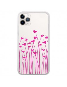 Coque iPhone 11 Pro Love in Pink Amour Rose Fleur...