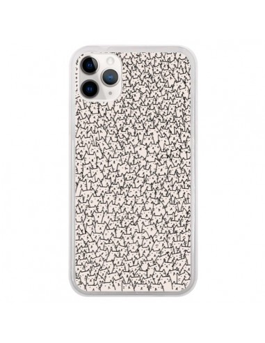 Coque iPhone 11 Pro A lot of cats chat - Santiago Taberna