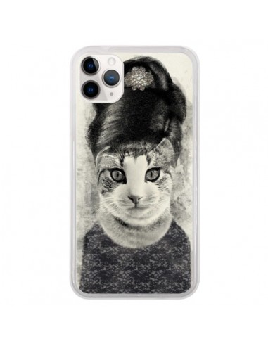 Coque iPhone 11 Pro Audrey Cat Chat - Tipsy Eyes