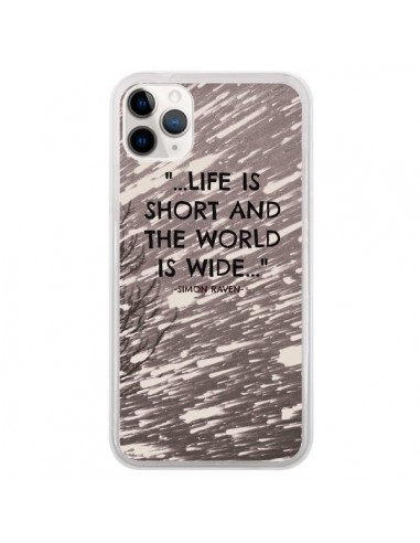 Coque iPhone 11 Pro Life is short Foret - Tara Yarte