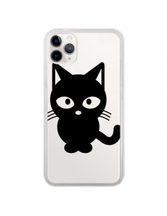 Coque iPhone 11 Pro Chat Noir Cat Transparente - Yohan B.