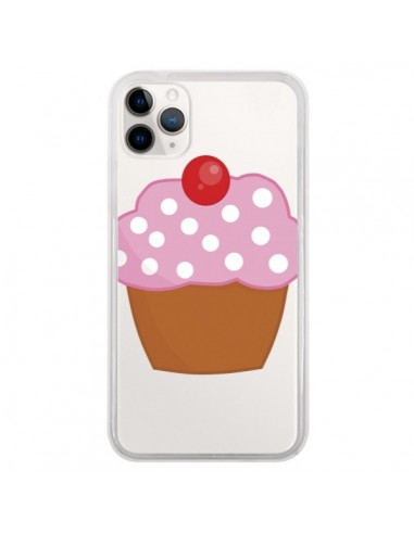Coque iPhone 11 Pro Cupcake Cerise Transparente - Yohan B.