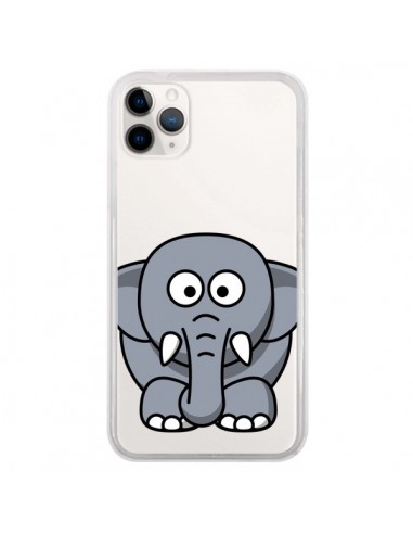 Coque iPhone 11 Pro Elephant Animal Transparente - Yohan B.