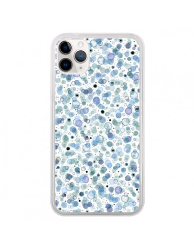 Coque iPhone 11 Pro Cosmic Bubbles Blue - Ninola Design