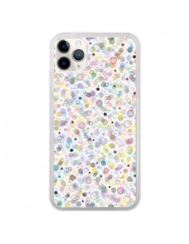 Coque iPhone 11 Pro Cosmic Bubbles Multicolored - Ninola Design