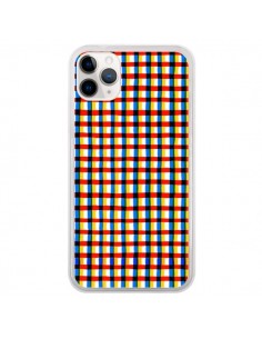 Coque iPhone 11 Pro Crossed Eyes Lines Red - Ninola Design