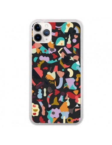 Coque iPhone 11 Pro Dreamy Animal Shapes Black - Ninola Design