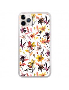 Coque iPhone 11 Pro Ink Bleeding Dots Pink - Ninola Design