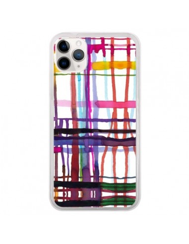 Coque iPhone 11 Pro Little Textured Dots Pink - Ninola Design