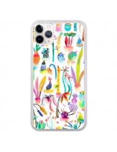 Coque iPhone 11 Pro Little Textured Dots White - Ninola...