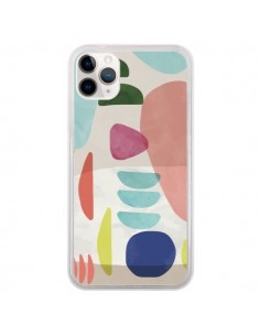 Coque iPhone 11 Pro Moody Geometry Multi White - Ninola...