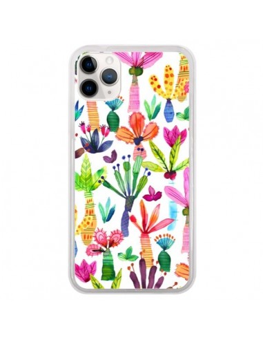 Coque iPhone 11 Pro Overlapped Watercolor Dots - Ninola Design