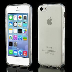 Coque Tranparente de Couleurs en Silicone pour iPhone 5C 2