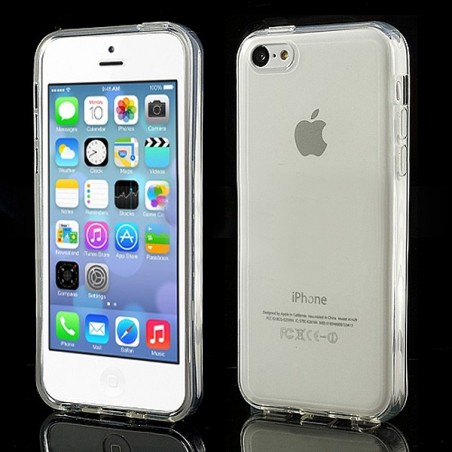 Coque Tranparente de Couleurs en Silicone pour iPhone 5C Coque Tranparente de Couleurs en Silicone pour iPhone 5C