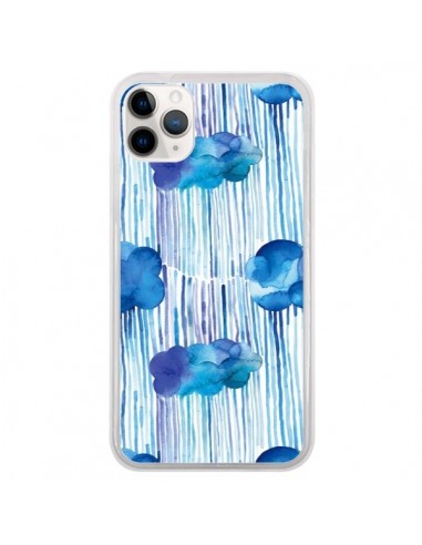 Coque iPhone 11 Pro Rain Stitches Neon - Ninola Design
