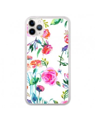 Coque iPhone 11 Pro Raining Clouds Blue - Ninola Design