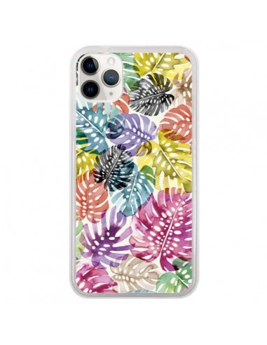 Coque iPhone 11 Pro Tigers and Leopards Yellow - Ninola Design