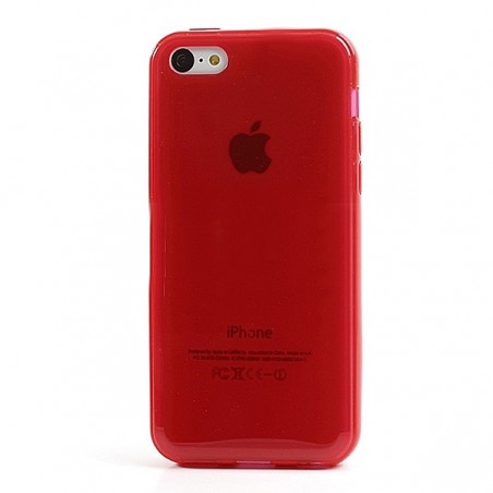 Coque Tranparente de Couleurs en Silicone pour iPhone 5C Coque Tranparente de Couleurs en Silicone pour iPhone 5C