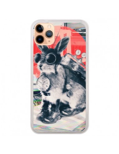 Coque iPhone 11 Pro Max Lapin Time Traveller - Ali Gulec