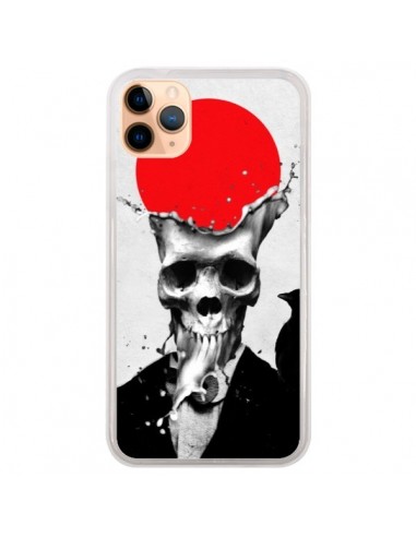 Coque iPhone 11 Pro Max Splash Skull Tête de Mort - Ali Gulec