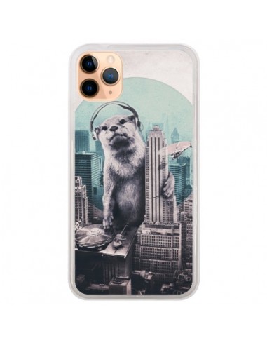 Coque iPhone 11 Pro Max Loutre Dj New York - Ali Gulec