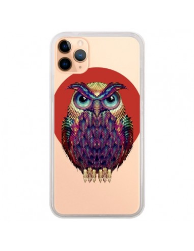 Coque iPhone 11 Pro Max Chouette Hibou Owl Transparente - Ali Gulec