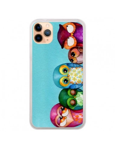 Coque iPhone 11 Pro Max Famille Chouettes - Annya Kai