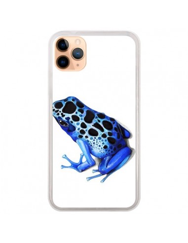 Coque iPhone 11 Pro Max Grenouille Bleue - Annya Kai