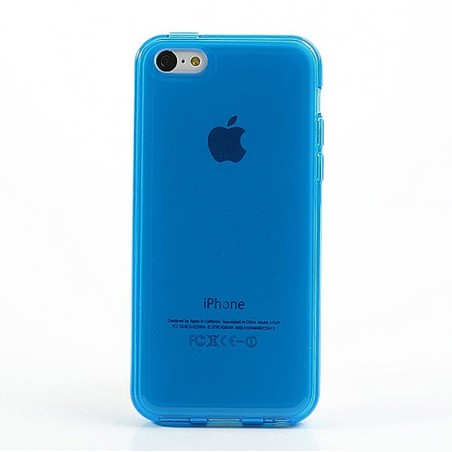 Coque Tranparente de Couleurs en Silicone pour iPhone 5C Coque Tranparente de Couleurs en Silicone pour iPhone 5C